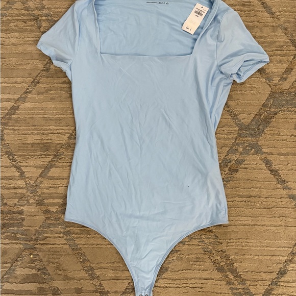Abercrombie & Fitch Tops - Abercrombie & Fitch Light Blue Bodysuit
